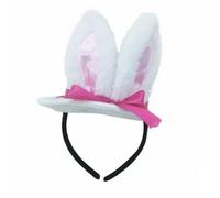 NVOQILIN Diadema de orejas de conejo de Pascua, disfraz de cosplay, aro para el pelo para eventos escolares, bailes de máscaras, juego de rol, diadema de anime, diadema de felpa