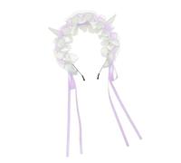 NVOQILIN Diadema unisex de cuerno de diablo, plan modificable esencial para Halloween, incidentes, estación de fotos, características, tocado de cuerno de diablo, complemento de disfraz de Halloween