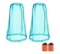NVOQILIN Durabilidad a prueba de mosquitos para la cabeza, gafas protectoras para la cara al aire libre, mosquitos, mallas para la cabeza para amantes del aire libre, gafas de gran tamaño para