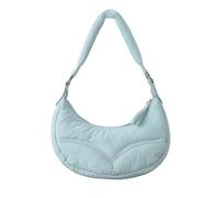 NVOQILIN Elegante bolso de hombro acolchado para mujer, elegante y práctico, bolso cruzado de nailon para actividades diarias, accesorio elegante para mujer, Blue, One Size