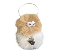 NVOQILIN Elegante llavero colgante de moda para bolsa, bonito llavero de briqueta, colgante de felpa suave para mujer, briquetas de dibujos animados de moda, g, Talla única