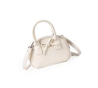 NVOQILIN Elegante y funcional bolso cruzado para mujer, bolso de mano de piel sintética con correa ajustable para el trabajo y los viajes, beige, One Size