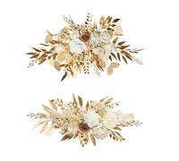 NVOQILIN Elegantes flores artificiales para boda, decoración floral para ceremonias al aire libre, fiestas en la playa, aniversarios, eventos