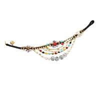 NVOQILIN Estilos étnicos tailandeses originales tejidos a mano con piedra natural y diseños para mujeres de moda tejidas a mano, talla única, como se describe