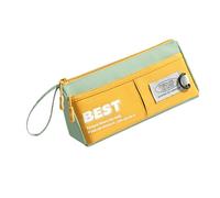 NVOQILIN Estuche de gran capacidad con cremallera, organizador de lápices, espacioso, bolsa grande para guardar bolígrafos, artículos de papelería, bolsas de almacenamiento para lápices para