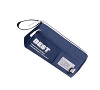 NVOQILIN Estuche de gran capacidad con cremallera, organizador de lápices, espacioso, bolsa grande para guardar bolígrafos, artículos de papelería, bolsas de almacenamiento para lápices para