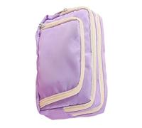 NVOQILIN Estuche para lápices de alta capacidad, con 3 compartimentos, bolsas grandes de almacenamiento para bolígrafos, rotuladores, para estudiantes, adolescentes, adultos, suministros escolares