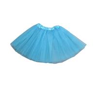 NVOQILIN Falda de tul vintage de los años 80 para mujer y adulta, falda corta de tutú de malla de ballet, Lago Azul, Talla única