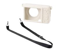 NVOQILIN Funda de silicona más delgada para cámara PIXPRO FZ55, agarre mejorado, fácil acceso a las bolsas de botones, diseño fácil de viajar, equipo de fotografía al aire libre, beige, Mass Beauty