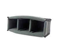 NVOQILIN Funda organizadora de terciopelo de nailon para cámara réflex digital con acolchado ajustable para almacenamiento seguro, bolsa de viaje para cámara, Gray