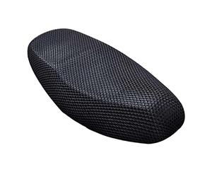 NVOQILIN Funda para asiento transpirable y fresca de 3D en malla para motocicleta, ciclomotor, moto y scooter con protección antideslizante y aislante térmico