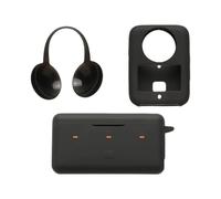 NVOQILIN Funda protectora de almacenamiento para base de carga de cámara 360 con carcasa rígida de EVA, diseño impermeable e interior de aduanas