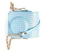 NVOQILIN Funda protectora de piel sintética para cámara Mini12, correas de hombro ajustables, bolsa de piel sintética para cámara, Blue