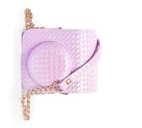 NVOQILIN Funda protectora de piel sintética para cámara Mini12, correas de hombro ajustables, bolsa de piel sintética para cámara, b