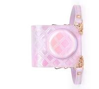 NVOQILIN Funda protectora de piel sintética para cámara Mini12 Instants con correas extraíbles, morado claro