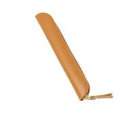 NVOQILIN Funda protectora para bolígrafo, funda protectora para bolígrafo, de piel sintética, hecha a mano, fundas protectoras para estudiantes, papelería, Brown