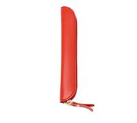 NVOQILIN Funda protectora para bolígrafo, funda protectora para bolígrafo, de piel sintética, hecha a mano, fundas protectoras para estudiantes, papelería, Red