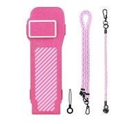 NVOQILIN Funda protectora portátil para bolsillo 3 para lentes Pocket 3, funda protectora rígida para bolsillo 3, rosa roja