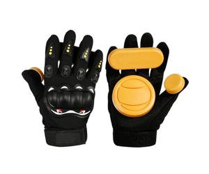 NVOQILIN Guantes deslizantes para exteriores, para patinaje, longboard, protección con discos deslizantes