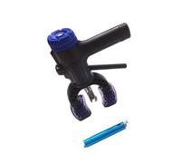 NVOQILIN Herramienta de reparación de abolladuras de carrocería con accesorios azules, construcción de metal para abolladuras de puerta de coche