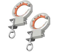 NVOQILIN Herramienta de tracción de cable de puente de apertura grande de 65 mm con rodillo de husillos lisos y acero fuerte ajustable de 330 grados