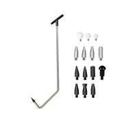 NVOQILIN Juego de herramientas profesionales de acero para reparación de abolladuras de coche, mango ergonómico, no daña la carrocería del coche, para el hogar