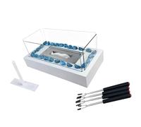 NVOQILIN Lámpara rectangular con alcohol para chimeneas, construcción de metal duradero para calefacción interior e iluminación ambiental