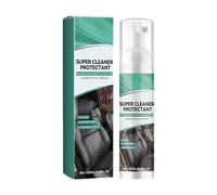 NVOQILIN Limpiador de espuma para el salpicadero del asiento interior del coche, para cuero y telas, limpiador y protector multifuncional, 100 ml de tapicería