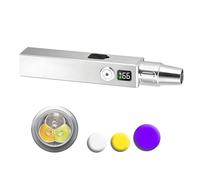NVOQILIN Linterna multifuncional de aluminio con tres modos de luz, perfecta para análisis e investigación de porcelana, luz portátil de joyería
