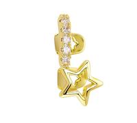 NVOQILIN Moda Hip Hop Dientes Colmillos Forma Estrella Cuerpo Joyería Cobre Cosplay Dientes Accesorios Adecuado para Celebraciones Uso Estrella Diente Joyería, talla única, como se describe, como se