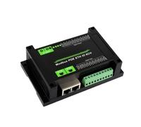 NVOQILIN Módulo de control industrial 8DI 8DO Ethernet con soporte MQTT y alimentación para automatización, montaje en rieles DIN, módulo de salida de entrada digital