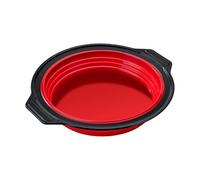 NVOQILIN Molde plegable de silicona para magdalenas de 12 o 6 tazas, moldes antiadherentes para hornear fácilmente y en materiales de grado alimenticio