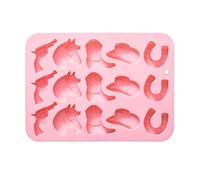 NVOQILIN Moldes de silicona reutilizables creativos para decoración de pasteles, herramienta de decoración de caballos, utensilios de silicona perfectos para hornear en la cocina