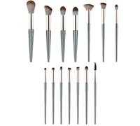 NVOQILIN OralGos - Juego de 14 brochas de maquillaje para rostro completo, para sombra de ojos, corrector, para mujer