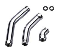 NVOQILIN Paquete de 3 adaptadores de manguera de ducha ajustables de 135 grados, accesorio de baño para duchas de mano y superiores