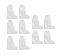 NVOQILIN Paquete de 5 protectores impermeables transparentes para la lluvia, para caminar al aire libre, senderismo, desplazamientos