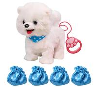 NVOQILIN Perro de peluche eléctrico interactivo que camina y aprende a hablar para jugar interactivamente