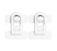 NVOQILIN Pestillos seguros para puerta de frigorífico de ABS, para viajes, camping, resistentes a los impactos, universalmente fáciles