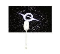 NVOQILIN Proyector de luz de estrella con lente de cristal transparente, ideal para fiestas y proyector de coche de relajación