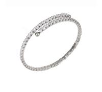 NVOQILIN Pulsera de estilo étnico con cuentas de circonita, estilo étnico, chapado en oro/plata, elegante pulsera de cuentas de circonita, joyería versátil de moda