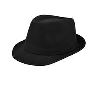 NVOQILIN Sombrero Fedora de caballero para hombre, para invierno, otoño, elegante, de fieltro, para tomar fotos, ajustable, Negro, Talla única