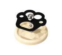 NVOQILIN Soporte para pasta de dientes de gatito de dibujos animados, diseño de patas para baño, accesorios de encimera