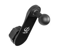 NVOQILIN Soportes de aluminio de 17 mm, varillas de extensión de junta de coche, soporte de teléfono para rejilla de ventilación de coche y solución de montaje