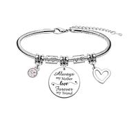 NVOQILIN Ti - Pulsera de acero con cuentas de diseño simple para ocasiones formales informales, pulsera de moda minimalista, talla única, como se describe