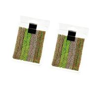 NVOQILIN Tiras de arbustos para paisajismo en miniatura, follaje realista, manualidades, paisaje, construcción, árbol, decoración del hogar