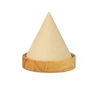 NVOQILIN Tobillera de madera en forma de cono, soporte para exhibición de joyas, soporte para reloj, accesorios de almacenamiento, organizador de joyas para cajón pequeño