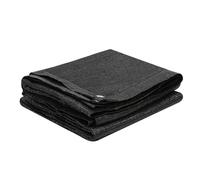 NVOQILIN Valla de privacidad de tela negra gruesa de gran tamaño para piscinas y terrazas al aire libre