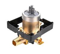 NVOQILIN Válvulas de ducha de repuesto para baño, válvulas ocultas desviadoras para bañera y ducha, cuerpo para grifo de bañera