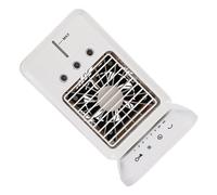 NVOQILIN Ventilador de aire acondicionado humidificador de escritorio en miniatura recargable por USB de 300 ml para tanques de agua con luz nocturna