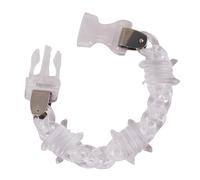 NVOQILIN Versátil pulsera de cadena de mano con acabado mate acrílico y acento de cierre para un uso diario elegante apilable, talla única, como se describe